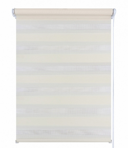 Рулонные шторы День-Ночь Молочный