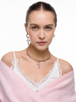 Серьги "Cross Shine" Silver