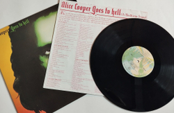 Винтажная виниловая пластинка LP Alice Cooper Goes To Hell (USA 1976)