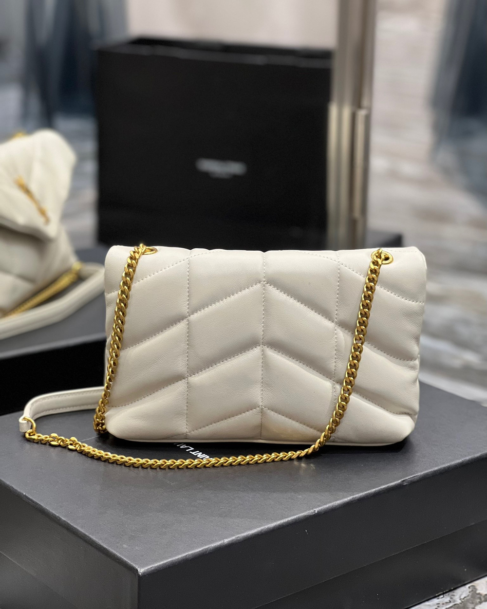Saint Laurent Loulou Puffer Bag 23 cm
