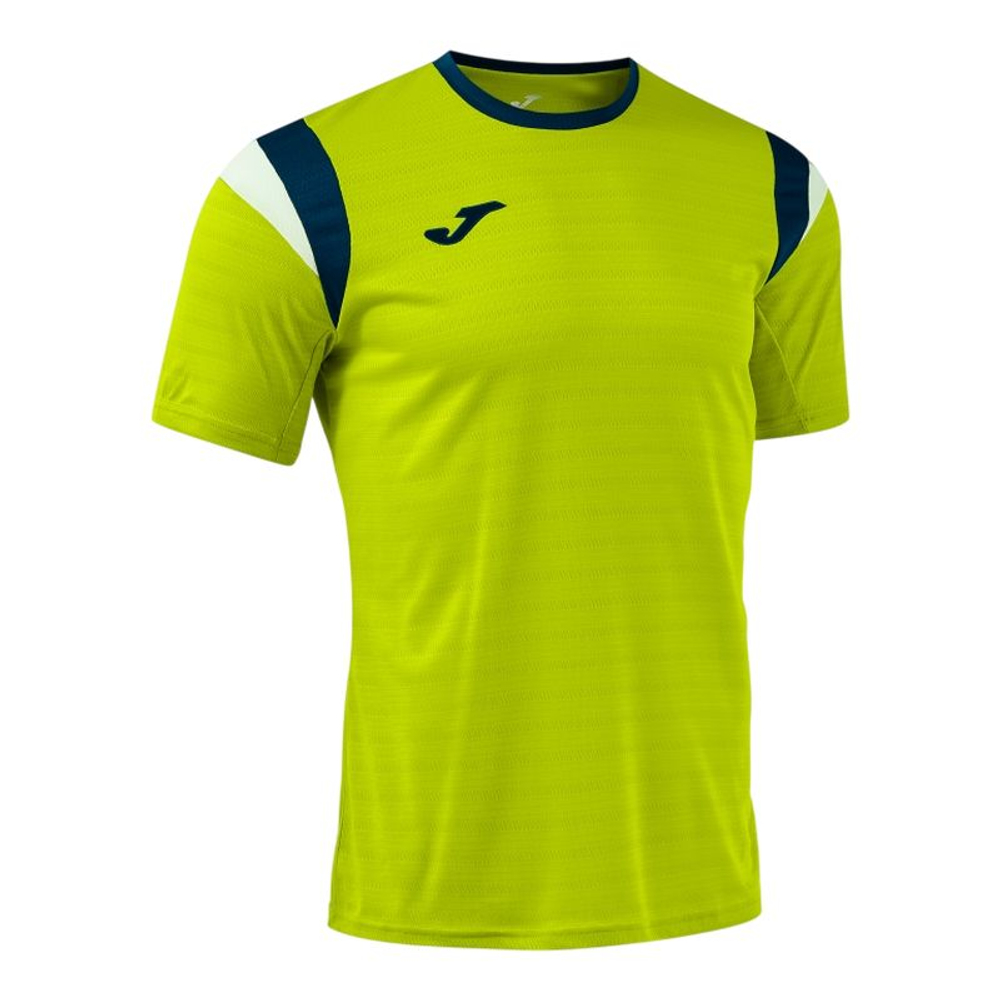 Теннисная футболка Joma Terra Short-Sleeve - lime/dark navy