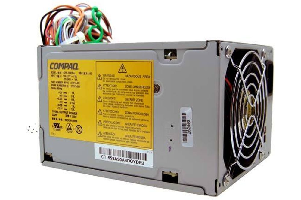 Блок питания HP EVO D310 D510 Workstation 220W Power Supply 277910-001