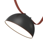 DK5660-BK Cветильник для трека-ремня Belty Smart, серия Flow со светодиодом, D220*H117мм, 48V DC, 24W, RA90, 120°, 3000-5700K, IP20, черный, алюминий