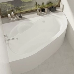 Ванна Alba Spa Katrina 150х100 белая
