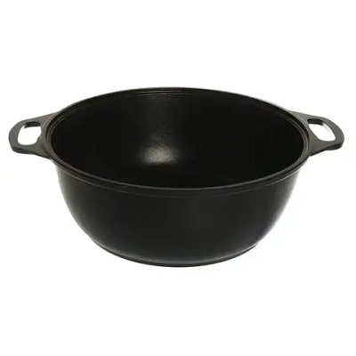 Кастрюля-жаровня 4л литой алюминий с крышкой ж40а