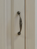 Комод, 145х38х87, Ландхаус, с ящиками, для одежды и игрушек, под телевизор, белый / бейц, Dipriz