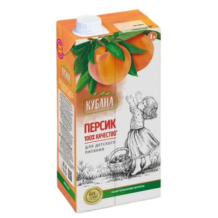 Сок Кубана Персиковый 1 л