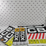 Комплект наклеек "JCB 3CX Super" | Аналог