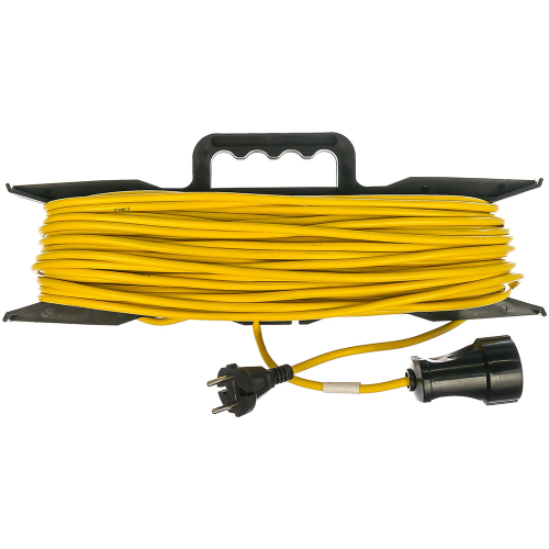 СОЮЗ Удлинитель силовой на рамке ПВС 2х0.75 1розетка 50м 6А 481S-5105