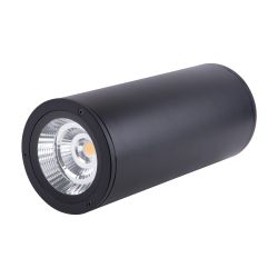 ULU-S22D-2x22W-2700K IP65 BLACK Светильник светодиодный уличный. Архитектурный накладной. Теплый белый свет 2700K. Корпус черный. TM Uniel