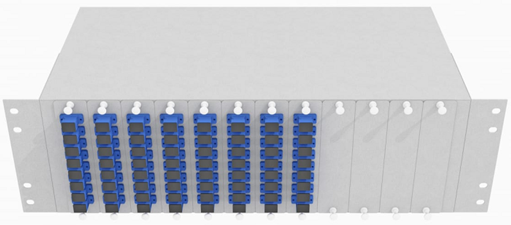Кросс оптический стоечный  TopLAN КРС-Top-3U-64SC/U-OS2-GY