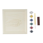 3D Art Панно-раскраска 20*20см "Гоночный автомобиль" (Lori)