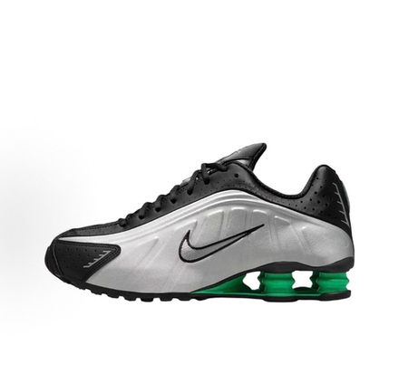 Nike Shox R4 Metallic Silver Green