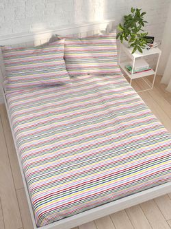 Простынь перкаль Сказка "Радужная полоска" 200x215 см
