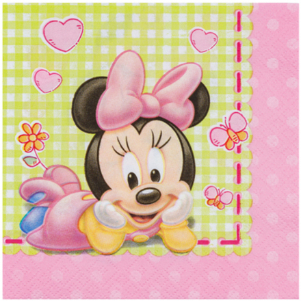 Распродажа Салфетка Минни Малыш 33см 20шт.