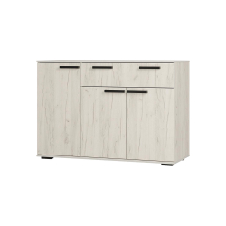 Комод Стандарт-4, Дуб крафт белый