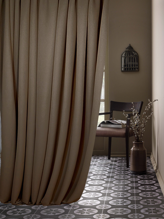 Портьера Алафа Ореховый щербет