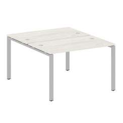 Metal System Рабочая станция на П-образном м/к БП.РАС-СП-2.2 Дуб Наварра/Металл Серый 1200*1475*750