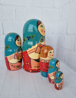 Матрешка "с курочкой" традиция 5мест