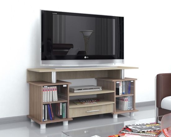 Тумба-ТВ 003 (К2) ясень шимо / дуб сонома