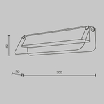 Настенный светильник (бра) Maytoni MOD296WL-L6BC3K