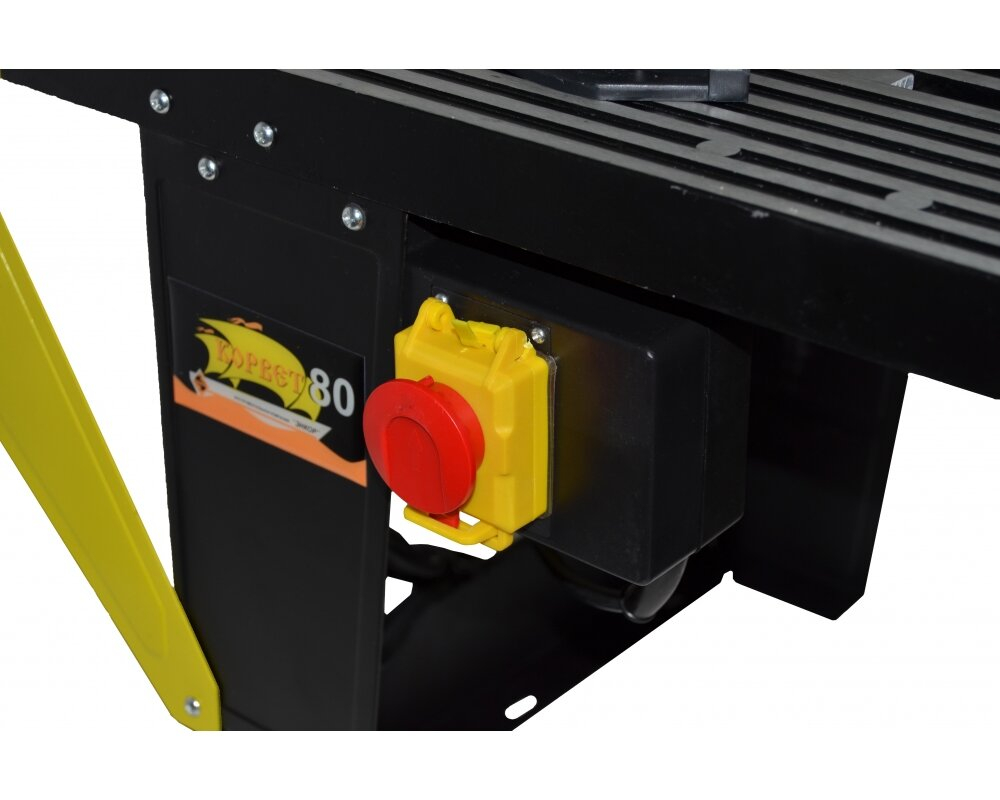 Стол Энкор Корвет 80 черный/желтый