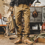 Рабочие брюки американские мужские осенние модные свободные,прямые повседневные брюки для поездок на работу