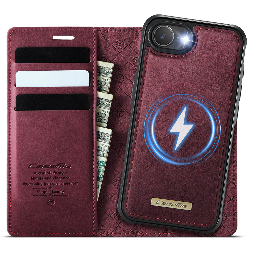 Чехол-кошелек CaseMe 2 in 1 MagSafe iPhone 16E