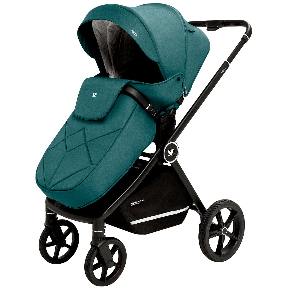Коляска 3 в 1 Sweet Baby Stella + автокресло Premier Grey Green