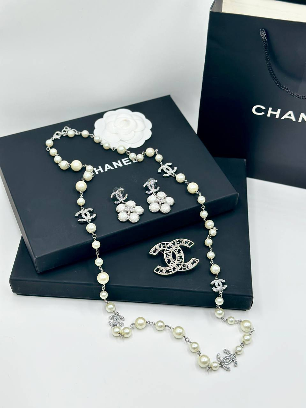 Серьги CHANEL