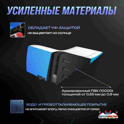 Надувная подушка «RideSlop» для байк-трюков и прыжков, 9×4×1,5 м