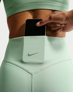 Nike Universa Женские велосипедные шорты с высокой талией и без шва спереди, длина 13 см