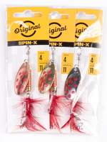 Блесна вращающаяся Lucky John SPIN X ROUND 01 3,5г FT (5шт. в упк.)