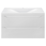 Тумба под раковину Vincea Fine 800 подвесная, 2 выкатных ящика soft close, G.White