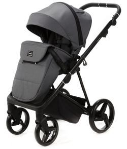 Детская коляска Adamex Quantum 2 в 1 Q-TK57 TIP (Т.СЕРЫЙ)