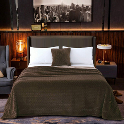 Плед 220х240 Sofi De MarkO Аврил коричневый