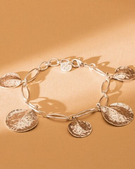 Браслет ORI TAO, Petales, с лепестками, OT24.1-13-69158 (серебристый)