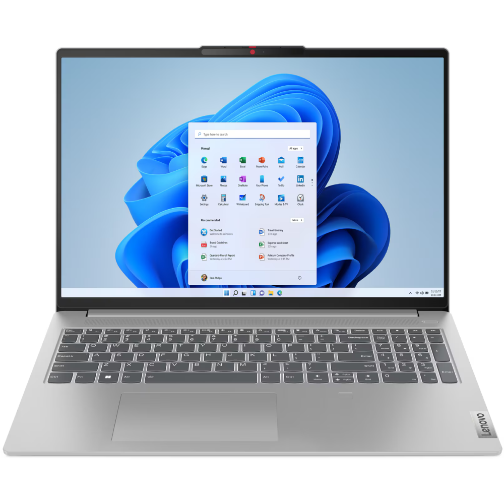 Ноутбук Lenovo IdeaPad Slim 5 16IRL8, 16" (1920x1200) IPS/Intel Core i7-13620H/16 ГБ LPDDR5/512 ГБ SSD/Intel UHD Graphics/Windows 11 Home, Серый (82XF009JRK)