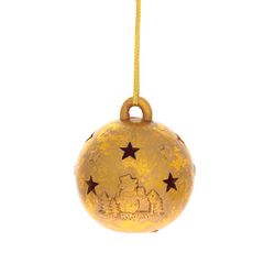 GAEM Украшение новогоднее Шар "Сияние звезд" с подсветкой, D 9 см, L9 W9 H10 см, 3в.