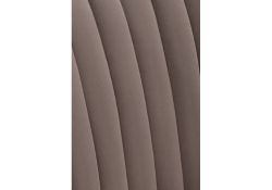 Стул на металлокаркасе Седа К велюр латте / белый