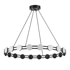 SL6610.403.20 Светильник подвесной ST-Luce черный/белый LED 1*40W 4000K MONRO