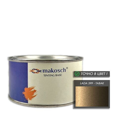Автоэмаль makosch/LADA 399, Базовая эмаль, коричневый, перламутр, 200мл.