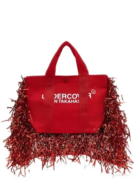 UNDERCOVER СУМКА КОМБИНИРОВАННАЯ КРАСНАЯ