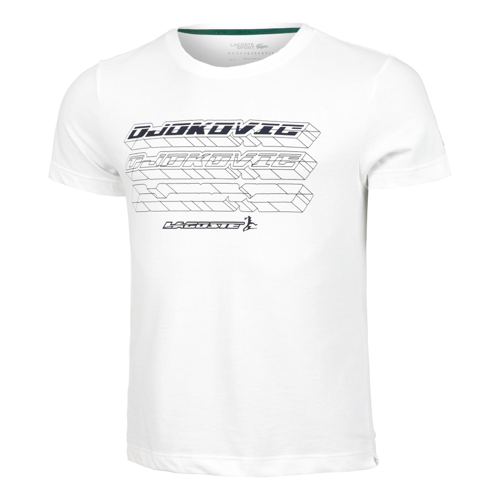 Мужское теннисное поло Lacoste T-Shirt Men - White
