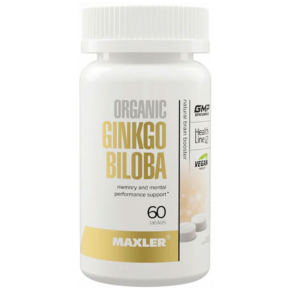 Maxler Ginkgo Biloba Organic (60 таб.) [M]