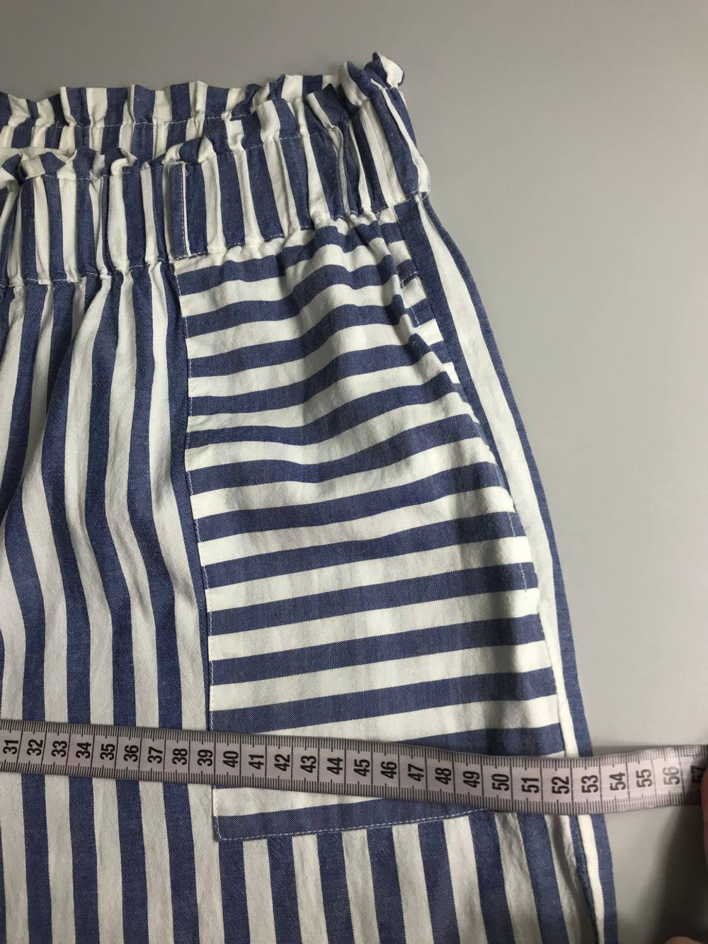 Брюки Mango в крупную полоску, маркировка М, визуально на 46 размер