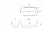 Ванна Aquatek Афина 170x78 AQ-44778 белая
