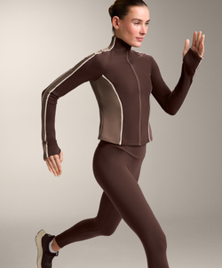 Oysho Легкая и теплая высокотехнологичная куртка, коричневый