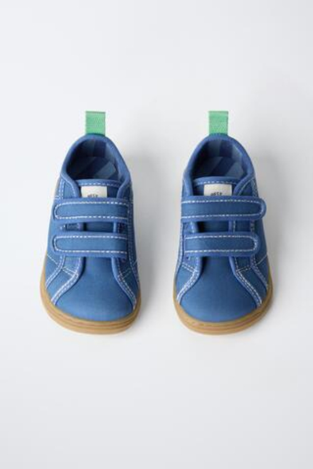 ZARA КРОССОВКИ BAREFOOT, СИНИЙ