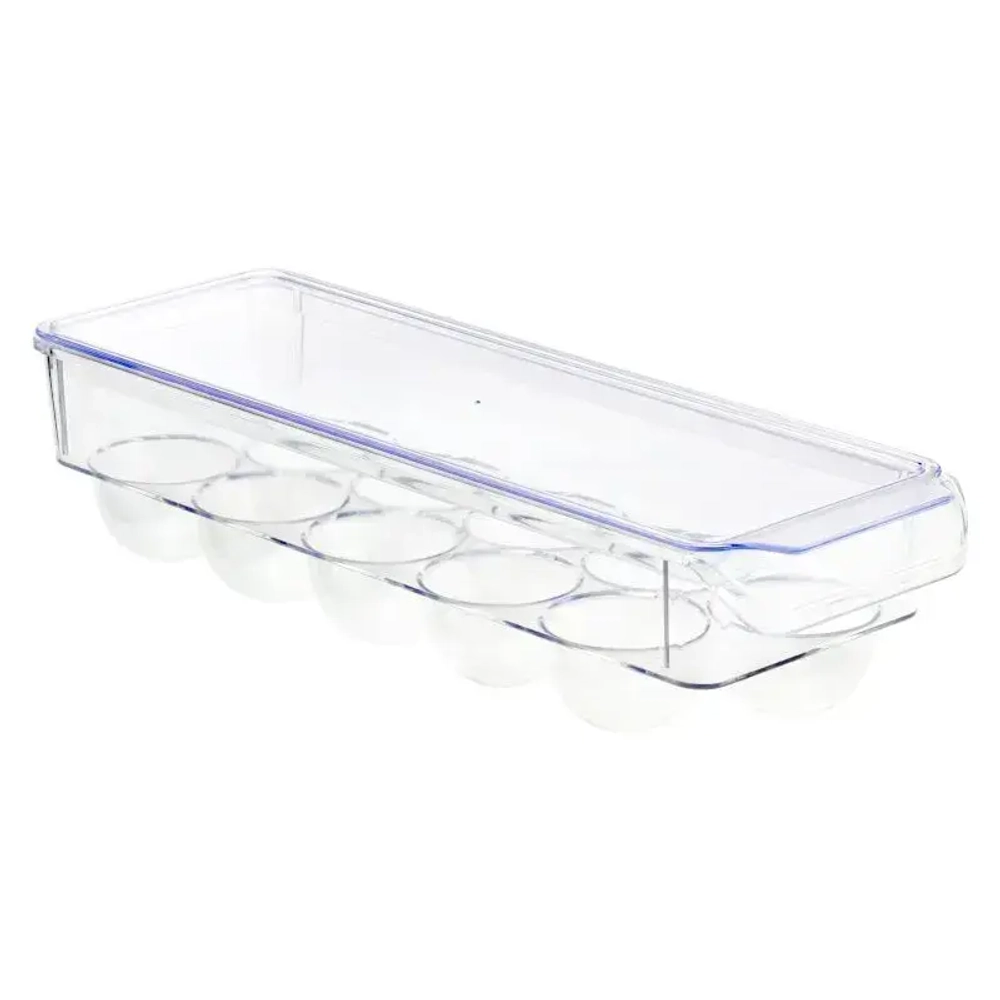 Контейнер для яиц для холодильника с крышкой прозрачный